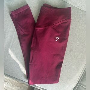 Sweat Seamless Leggings - Plum Pink